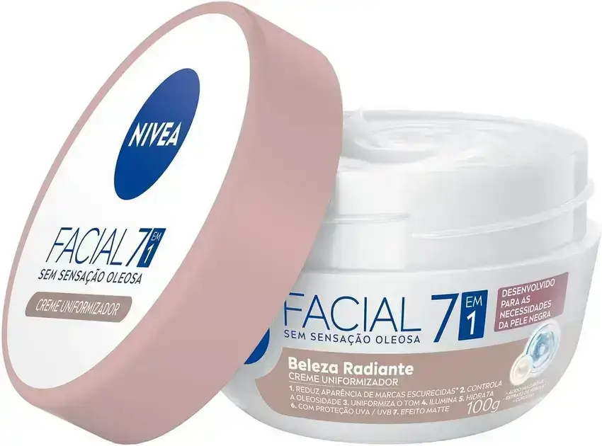 NIVEA Hidratante Facial Beleza Radiante 7 em 1