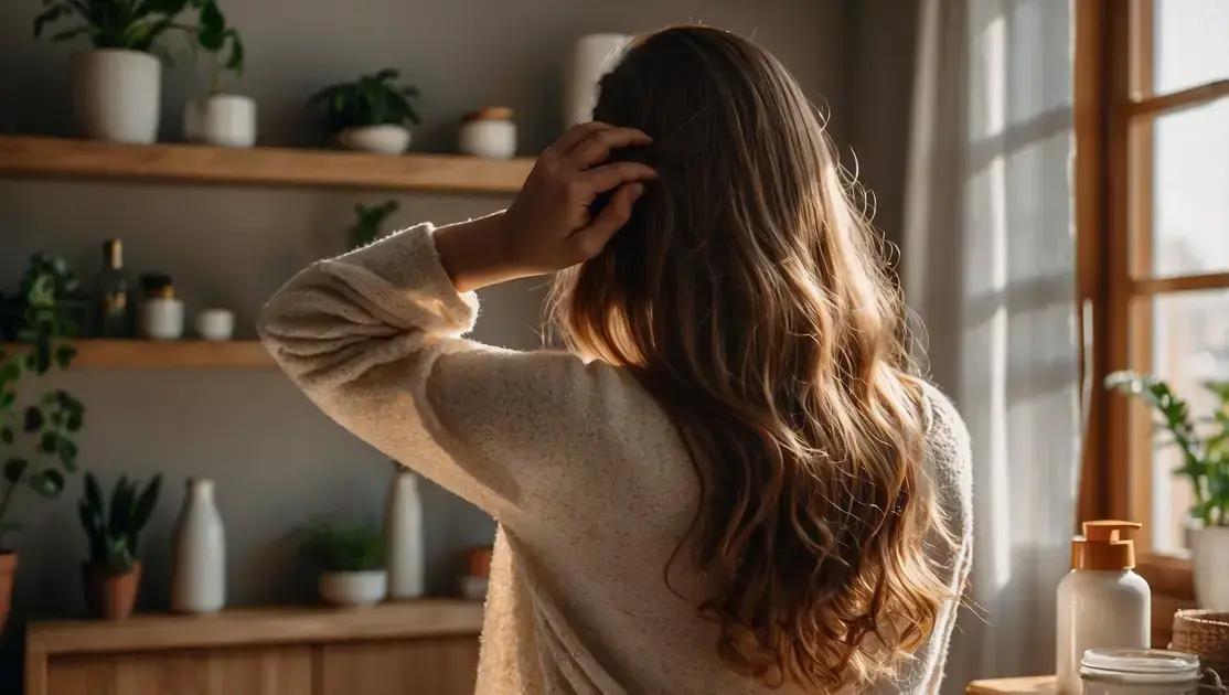 Cabelos Saudáveis em Casa com Rotina Simples e Eficaz