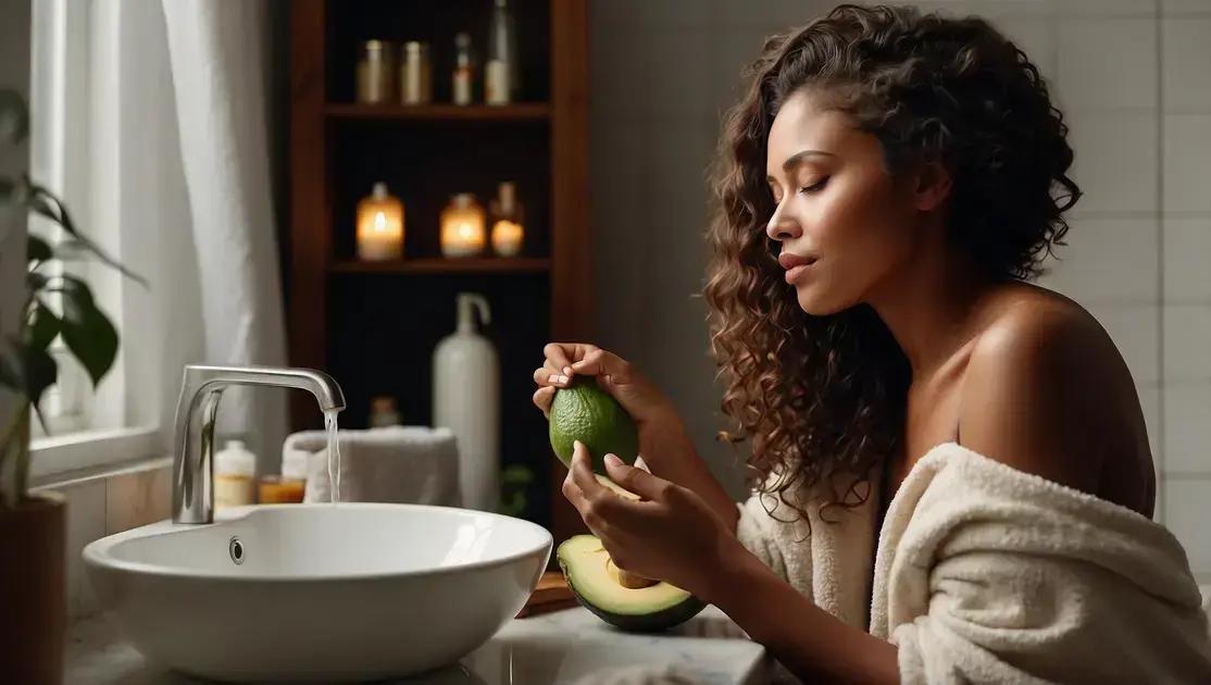 Nutrição Caseira para Revitalizar Cabelos Secos