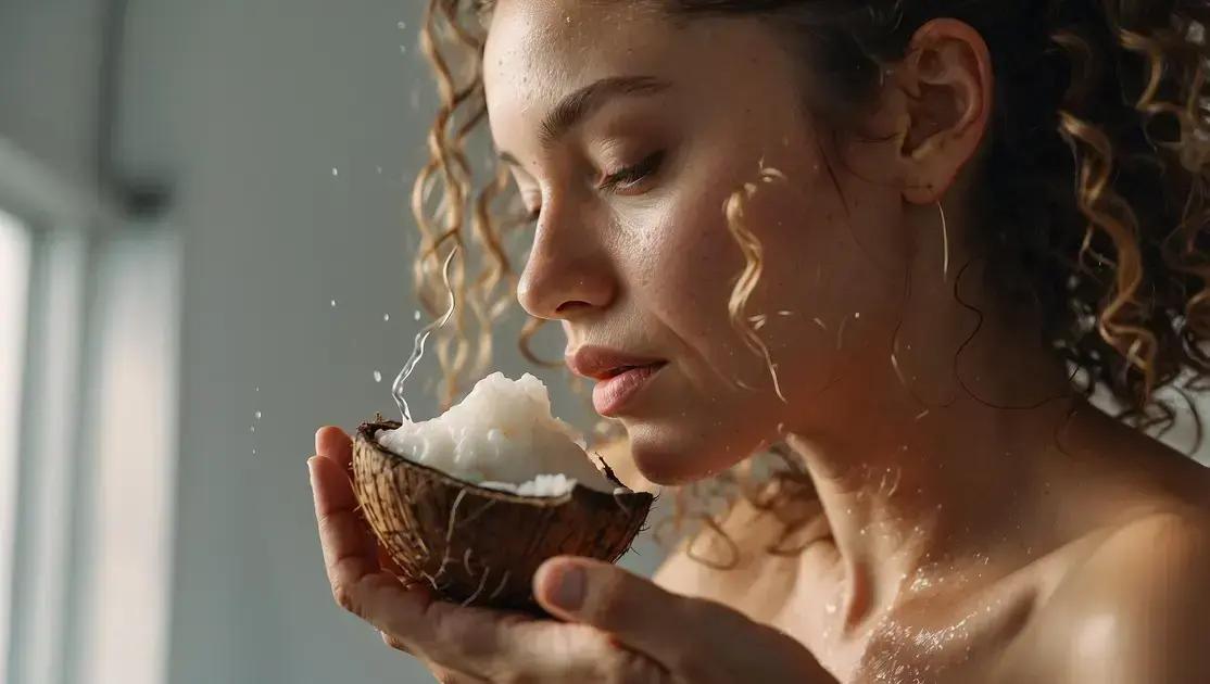 Óleo de Coco para Nutrir os Fios Ressecados